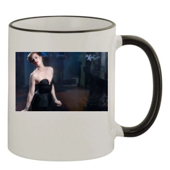 Amy Adams 11oz Colored Rim & Handle Mug