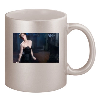 Amy Adams 11oz Metallic Silver Mug