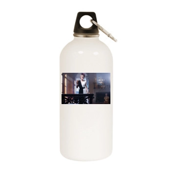 Amy Adams White Water Bottle With Carabiner