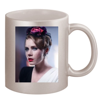 Amy Adams 11oz Metallic Silver Mug