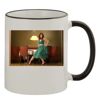 Amy Nuttall 11oz Colored Rim & Handle Mug