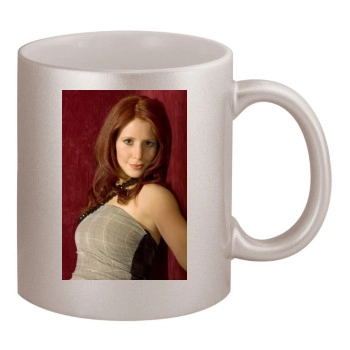 Amy Nuttall 11oz Metallic Silver Mug