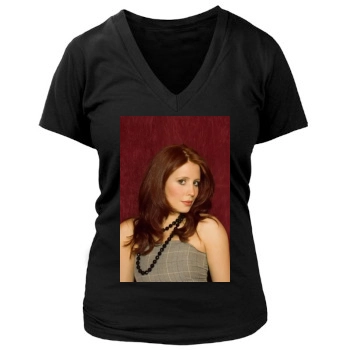 Amy Nuttall Women's Deep V-Neck TShirt