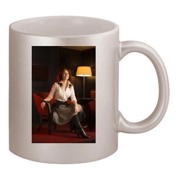 Amy Nuttall 11oz Metallic Silver Mug