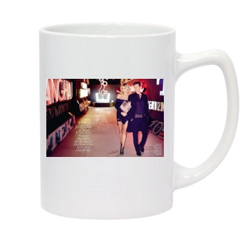 Anja Rubik 14oz White Statesman Mug