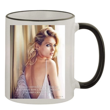 Anja Rubik 11oz Colored Rim & Handle Mug