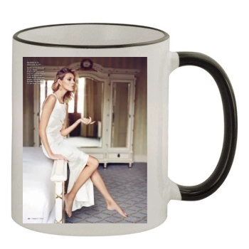 Anja Rubik 11oz Colored Rim & Handle Mug