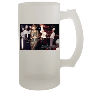 Anja Rubik 16oz Frosted Beer Stein