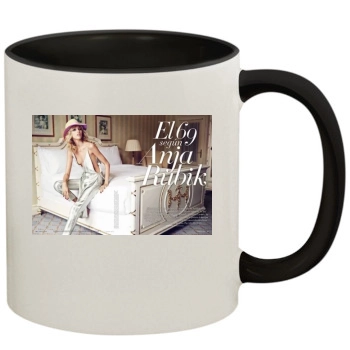 Anja Rubik 11oz Colored Inner & Handle Mug