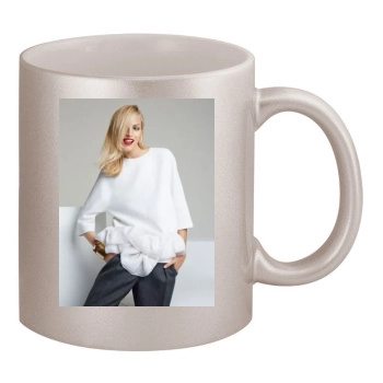 Anja Rubik 11oz Metallic Silver Mug