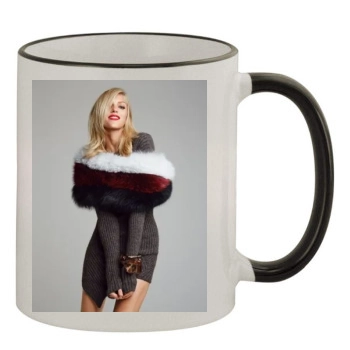 Anja Rubik 11oz Colored Rim & Handle Mug