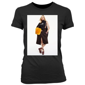 Anja Rubik Women's Junior Cut Crewneck T-Shirt