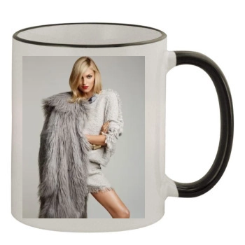 Anja Rubik 11oz Colored Rim & Handle Mug