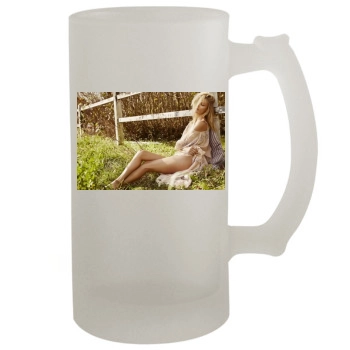 Anja Rubik 16oz Frosted Beer Stein