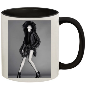 Anja Rubik 11oz Colored Inner & Handle Mug