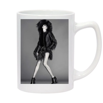 Anja Rubik 14oz White Statesman Mug