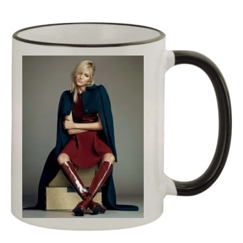 Anja Rubik 11oz Colored Rim & Handle Mug