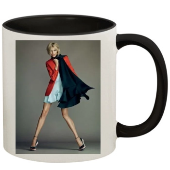 Anja Rubik 11oz Colored Inner & Handle Mug