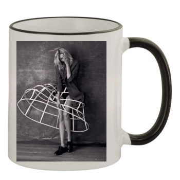 Anja Rubik 11oz Colored Rim & Handle Mug