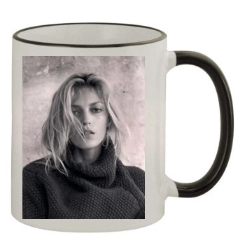 Anja Rubik 11oz Colored Rim & Handle Mug