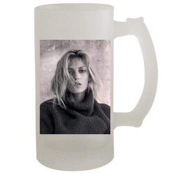 Anja Rubik 16oz Frosted Beer Stein