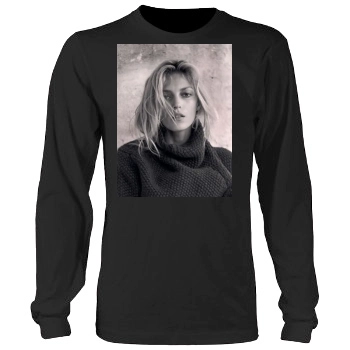 Anja Rubik Men's Heavy Long Sleeve TShirt