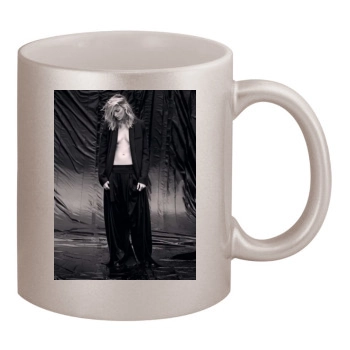 Anja Rubik 11oz Metallic Silver Mug