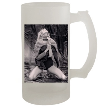 Anja Rubik 16oz Frosted Beer Stein