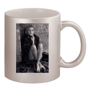 Anja Rubik 11oz Metallic Silver Mug