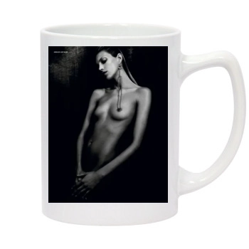 Anja Rubik 14oz White Statesman Mug