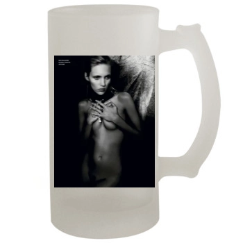 Anja Rubik 16oz Frosted Beer Stein