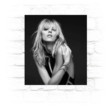 Anja Rubik Metal Wall Art