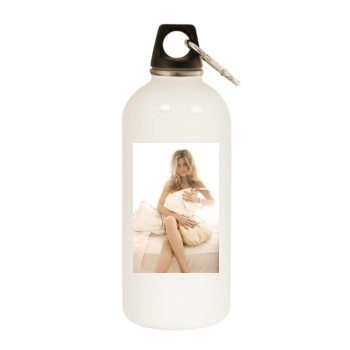 AnnaLynne McCord White Water Bottle With Carabiner