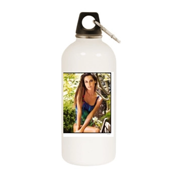 Ariadne Artiles White Water Bottle With Carabiner