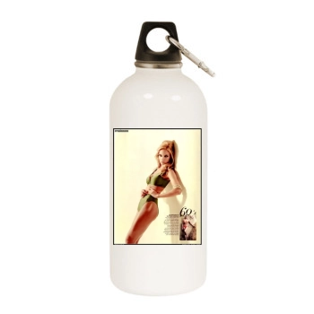 Ariadne Artiles White Water Bottle With Carabiner