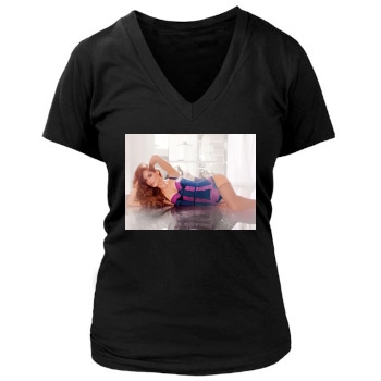 Ariadne Artiles Women's Deep V-Neck TShirt