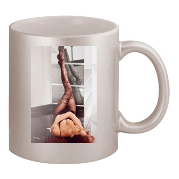 Ariadne Artiles 11oz Metallic Silver Mug