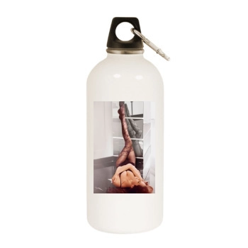 Ariadne Artiles White Water Bottle With Carabiner