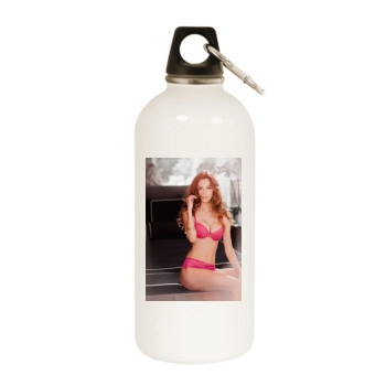 Ariadne Artiles White Water Bottle With Carabiner