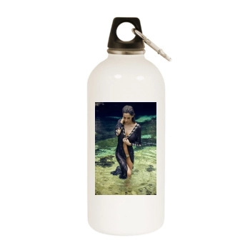 Ariadne Artiles White Water Bottle With Carabiner