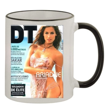 Ariadne Artiles 11oz Colored Rim & Handle Mug