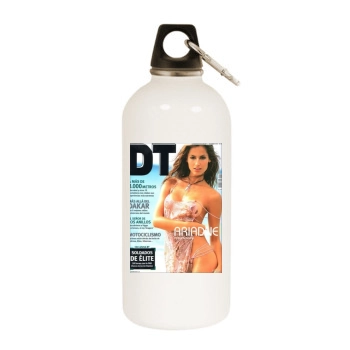 Ariadne Artiles White Water Bottle With Carabiner