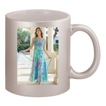 Ariadne Artiles 11oz Metallic Silver Mug