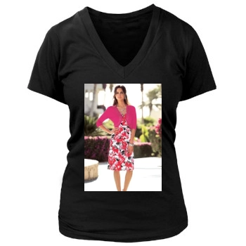 Ariadne Artiles Women's Deep V-Neck TShirt