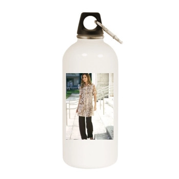 Ariadne Artiles White Water Bottle With Carabiner