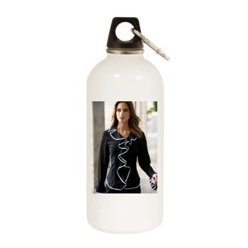 Ariadne Artiles White Water Bottle With Carabiner