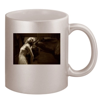 Arielle Kebbel 11oz Metallic Silver Mug