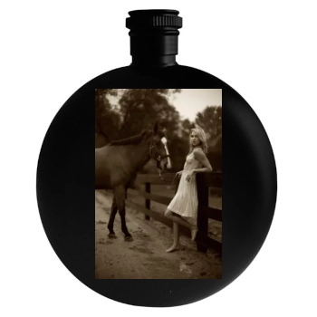 Arielle Kebbel Round Flask