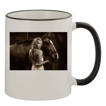 Arielle Kebbel 11oz Colored Rim & Handle Mug