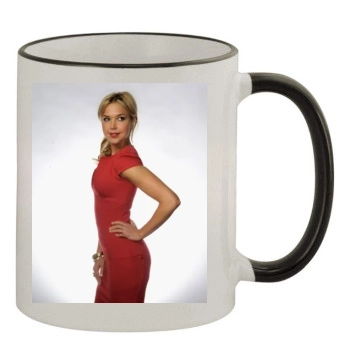 Arielle Kebbel 11oz Colored Rim & Handle Mug